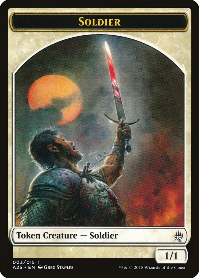 Soldier [Masters 25 Tokens] | D20 Games