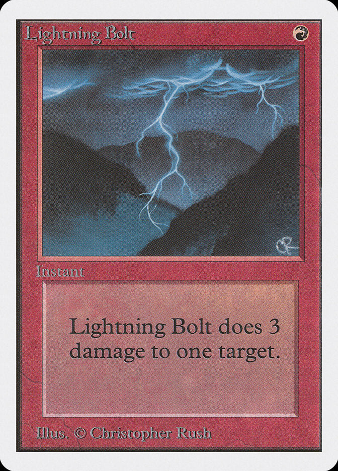 Lightning Bolt [Unlimited Edition] | D20 Games
