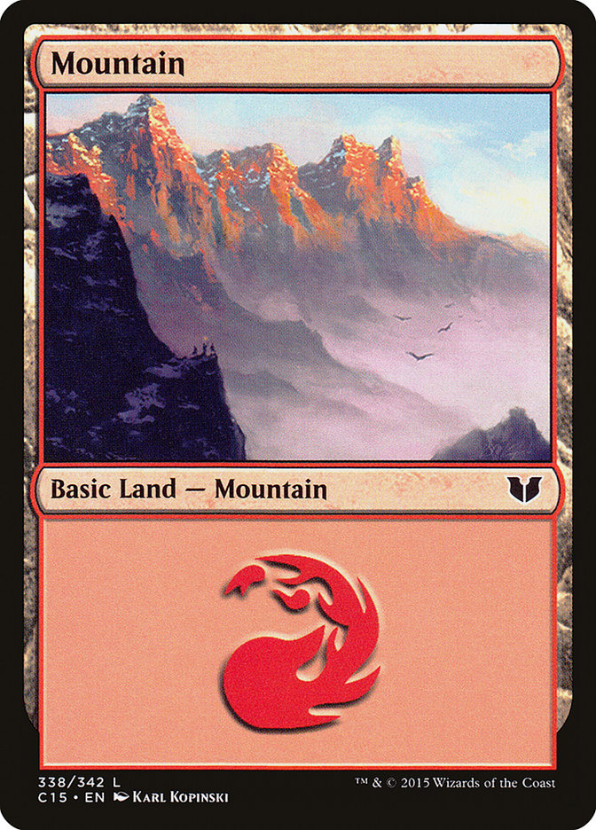 Mountain (338) [Commander 2015] | D20 Games