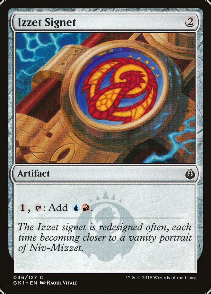 Izzet Signet [Guilds of Ravnica Guild Kit] | D20 Games