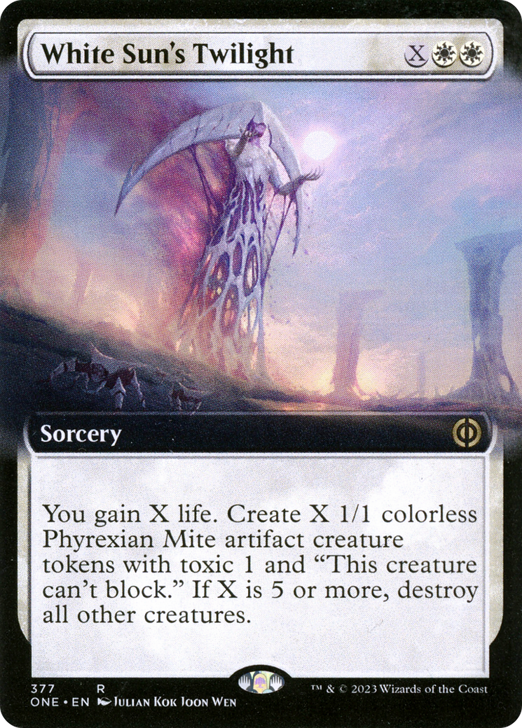 White Sun's Twilight (Extended Art) [Phyrexia: All Will Be One] | D20 Games