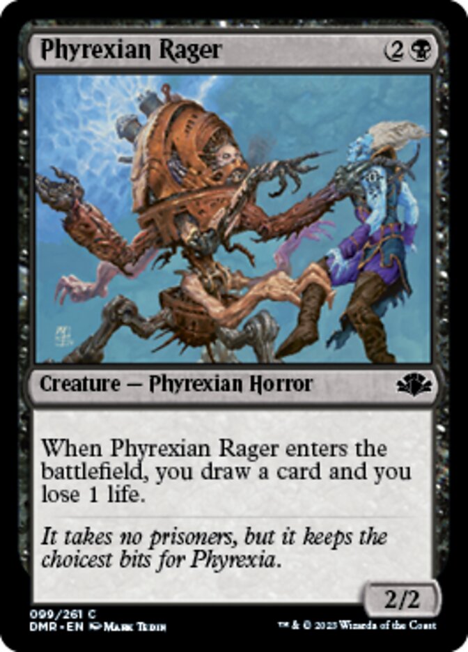 Phyrexian Rager [Dominaria Remastered] | D20 Games