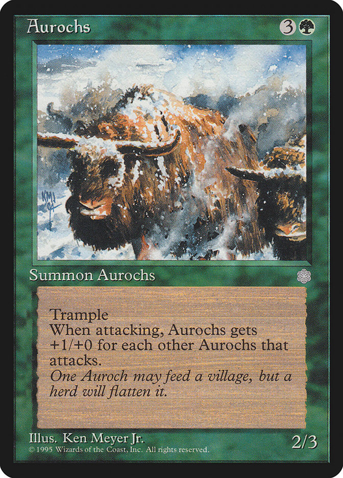 Aurochs [Ice Age] | D20 Games