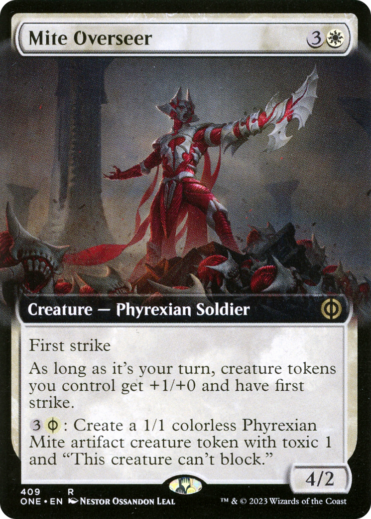 Mite Overseer (Extended Art) [Phyrexia: All Will Be One] | D20 Games