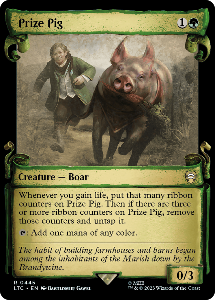 Prize Pig [The Lord of the Rings: Tales of Middle-Earth Commander Showcase Scrolls] | D20 Games