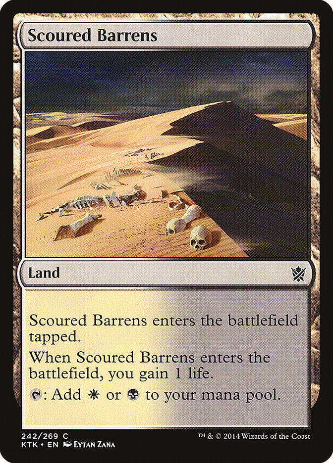 Scoured Barrens [Khans of Tarkir] | D20 Games