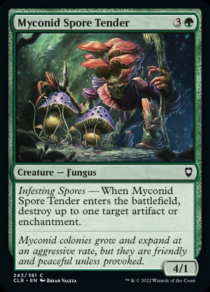 Myconid Spore Tender [Commander Legends: Battle for Baldur's Gate] | D20 Games