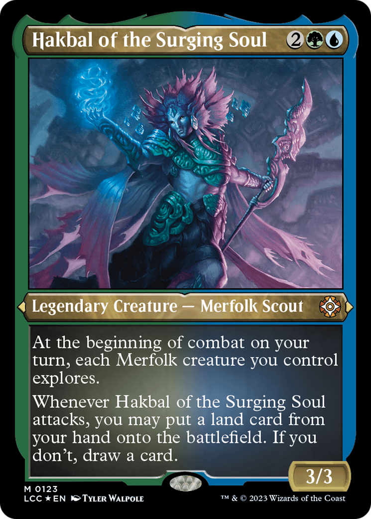 Hakbal of the Surging Soul (Display Commander) [The Lost Caverns of Ixalan Commander] | D20 Games