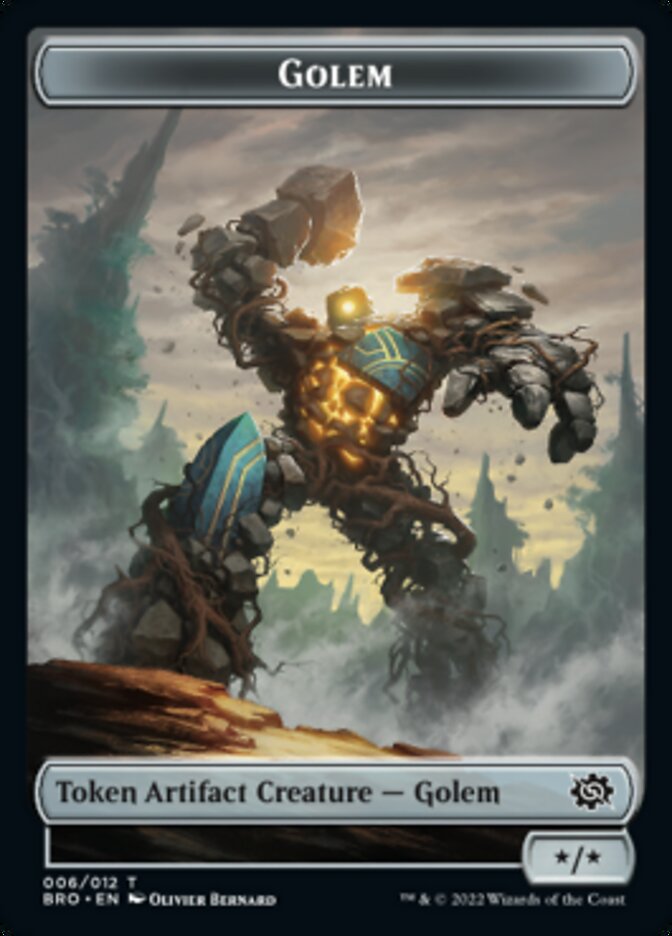 Golem Token [The Brothers' War Tokens] | D20 Games