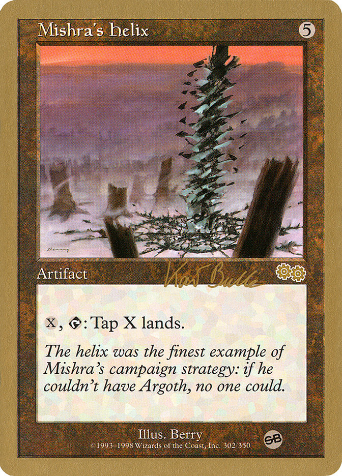 Mishra's Helix (Kai Budde) (SB) [World Championship Decks 1999] | D20 Games