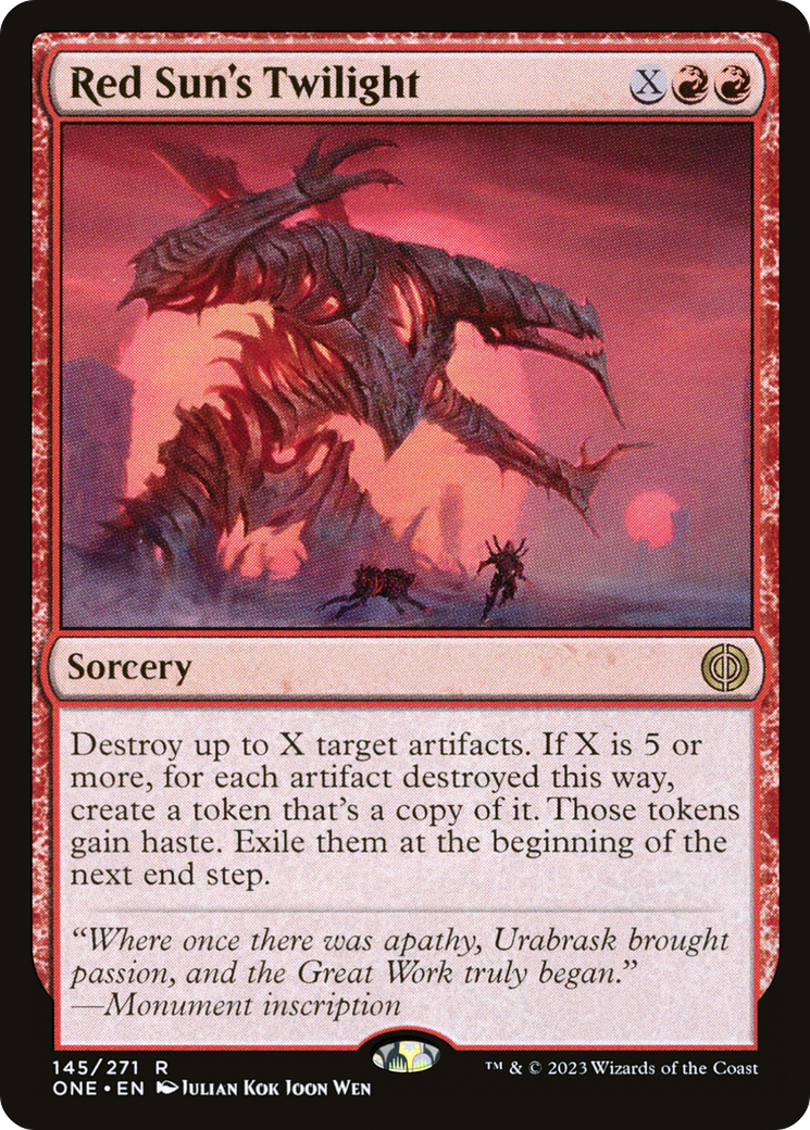 Red Sun's Twilight [Phyrexia: All Will Be One] | D20 Games