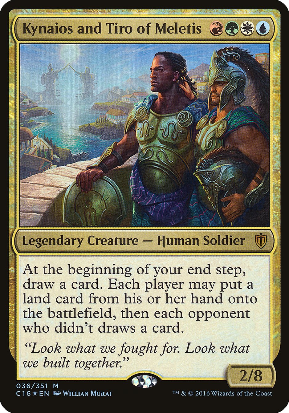 Kynaios and Tiro of Meletis (Oversized) [Commander 2016 Oversized] | D20 Games