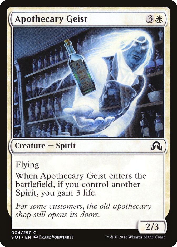 Apothecary Geist [Shadows over Innistrad] | D20 Games