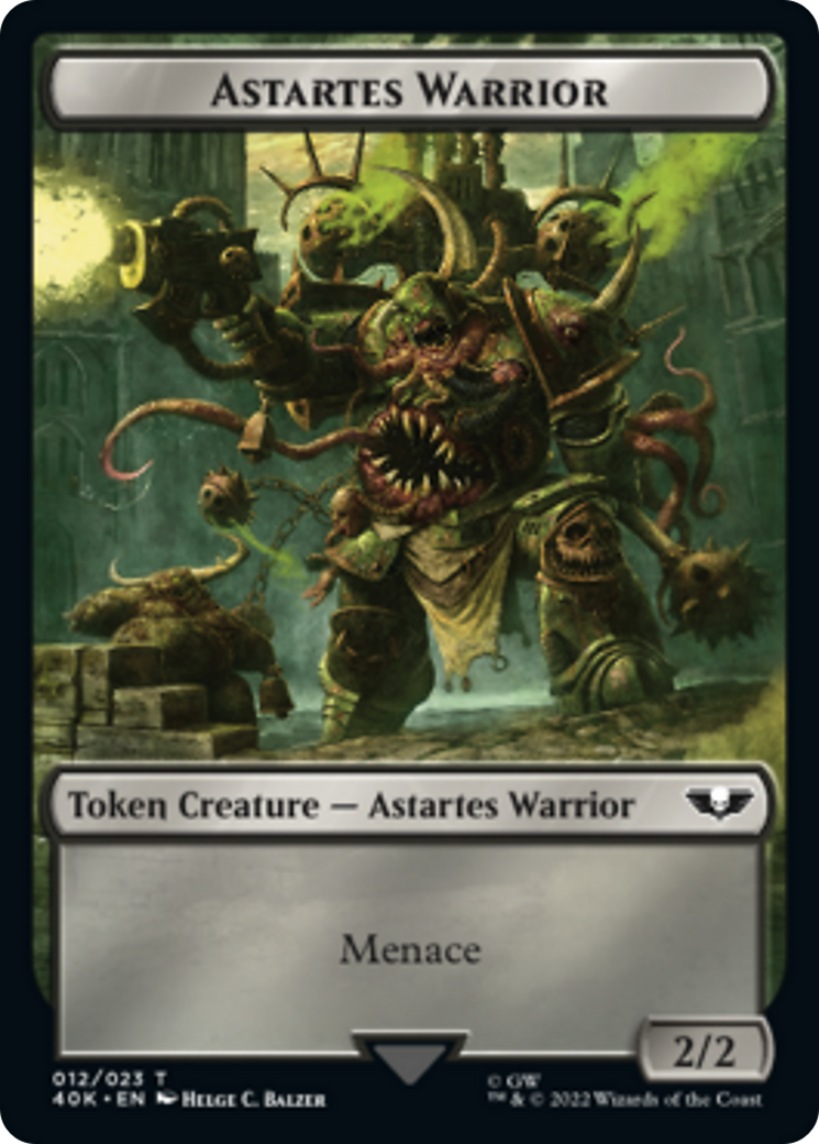 Astartes Warrior // Plaguebearer of Nurgle [Universes Beyond: Warhammer 40,000 Tokens] | D20 Games