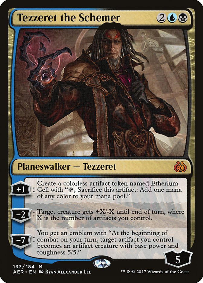 Tezzeret the Schemer [Aether Revolt] | D20 Games