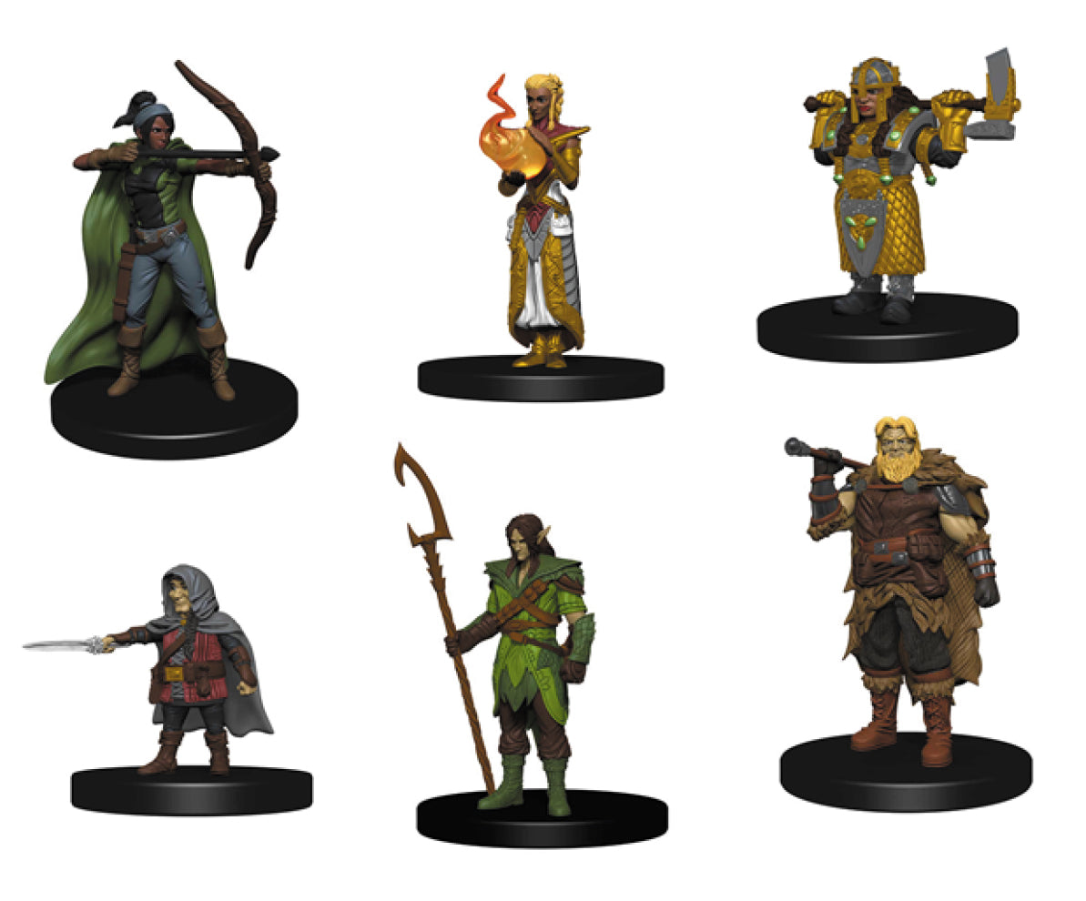 Dungeons & Dragons Fantasy Miniatures: Icons of the Realms Starter Set | D20 Games