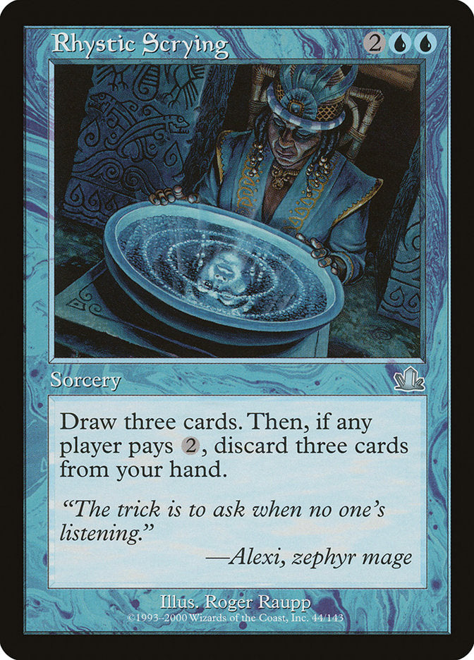 Rhystic Scrying [Prophecy] | D20 Games