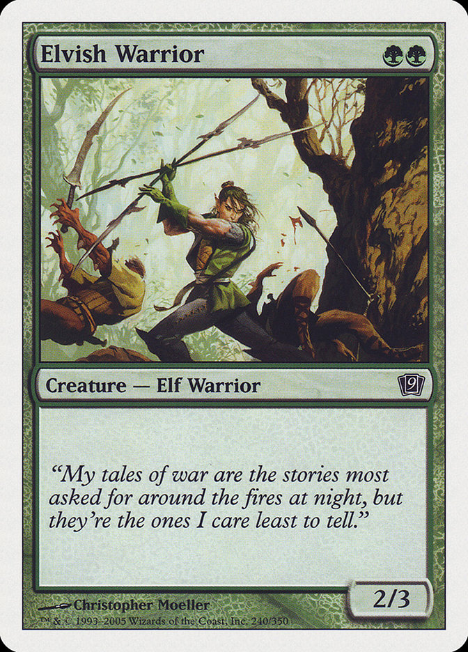 Elvish Warrior [Ninth Edition] | D20 Games