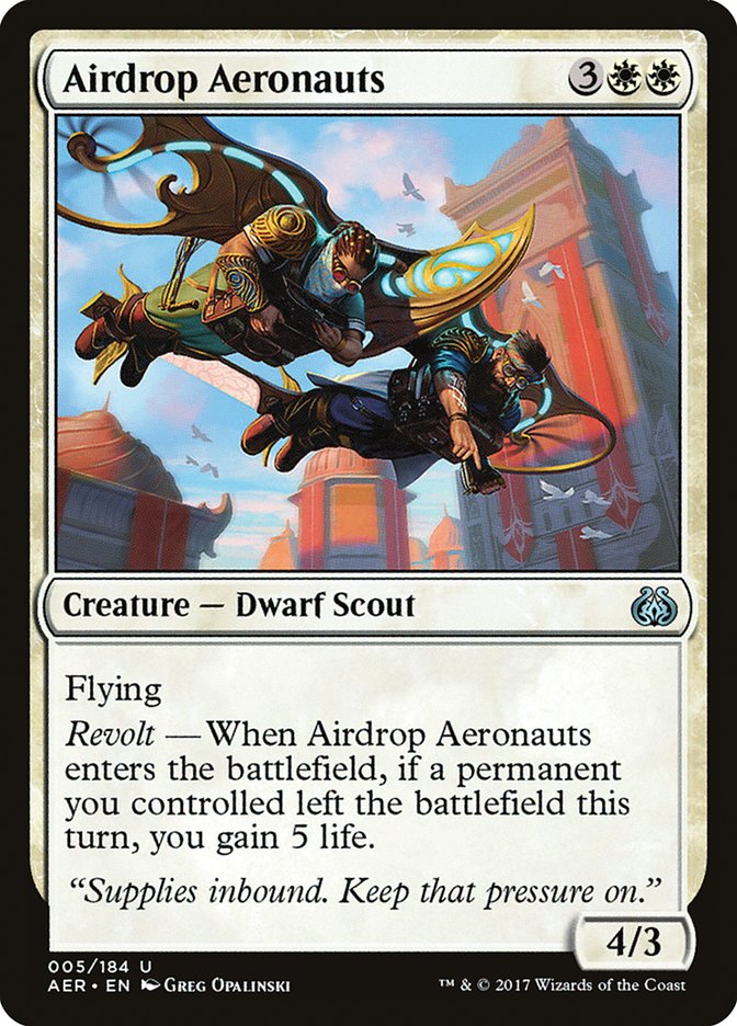 Airdrop Aeronauts [Aether Revolt] | D20 Games
