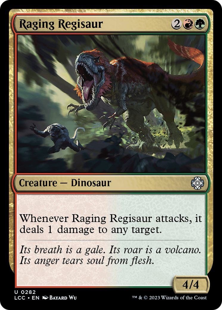 Raging Regisaur [The Lost Caverns of Ixalan Commander] | D20 Games