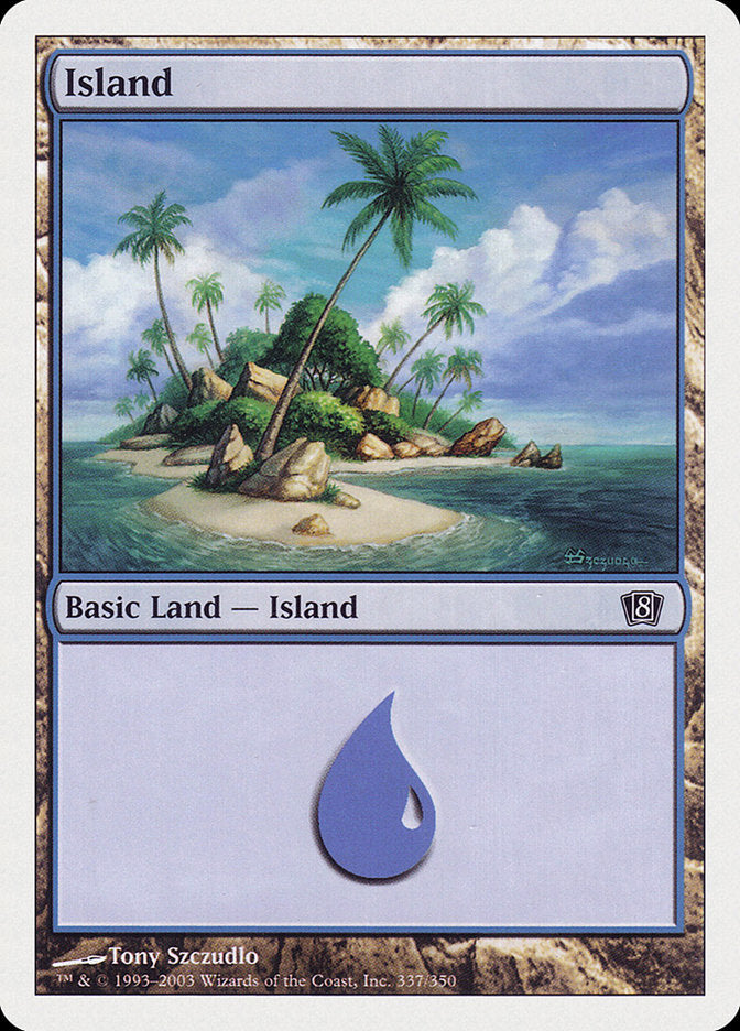 Island (337) [Eighth Edition] | D20 Games