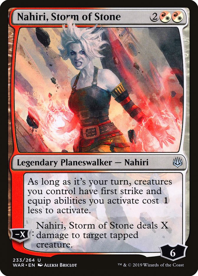 Nahiri, Storm of Stone [War of the Spark] | D20 Games