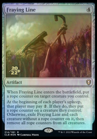 Fraying Line [Commander Legends: Battle for Baldur's Gate Prerelease Promos] | D20 Games