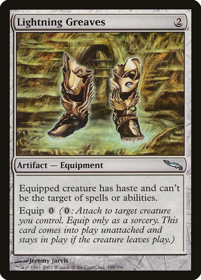 Lightning Greaves [Mirrodin] | D20 Games