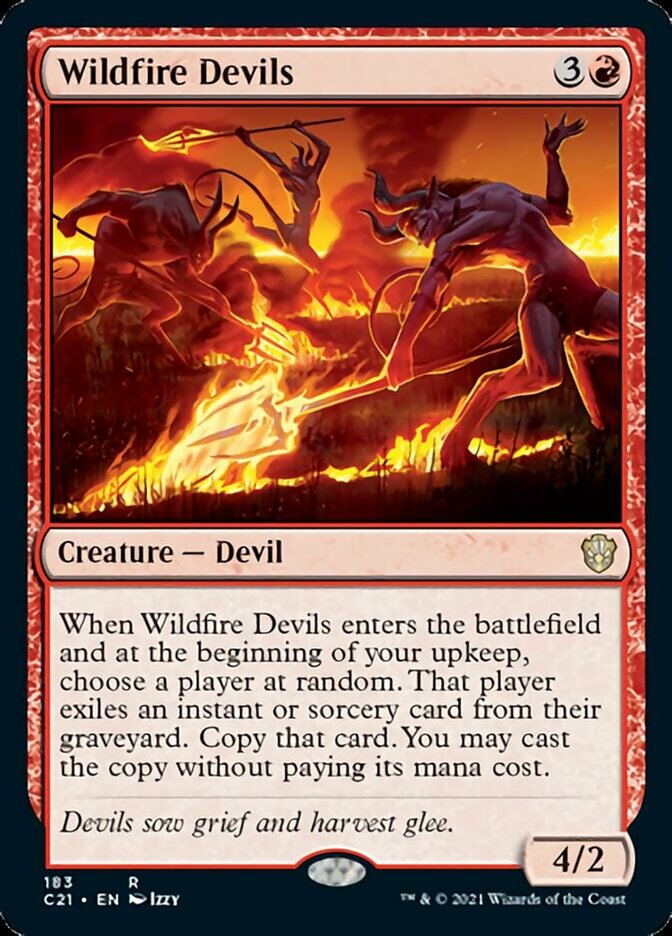 Wildfire Devils [Commander 2021] | D20 Games