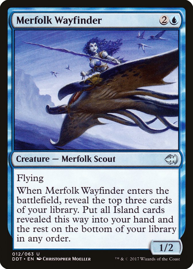 Merfolk Wayfinder [Duel Decks: Merfolk vs. Goblins] | D20 Games