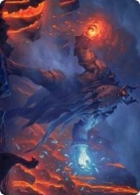 Aegar, the Freezing Flame Art Card [Kaldheim: Art Series] | D20 Games