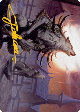 Lord of the Ulvenwald Art Card (Gold-Stamped Signature) [Innistrad: Midnight Hunt Art Series] | D20 Games