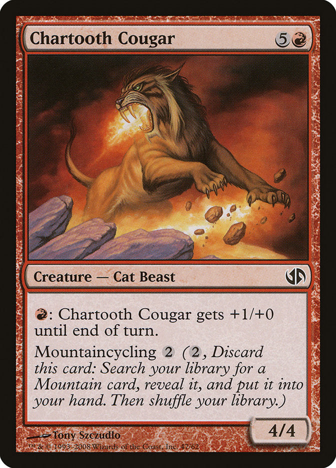 Chartooth Cougar [Duel Decks: Jace vs. Chandra] | D20 Games