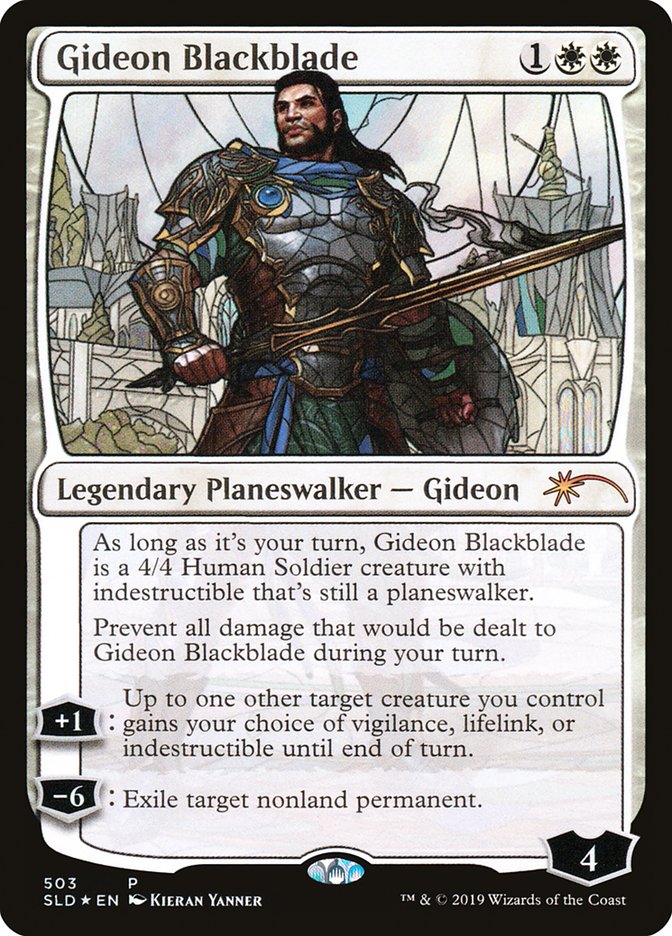 Gideon Blackblade (Stained Glass) [Secret Lair Drop Promos] | D20 Games