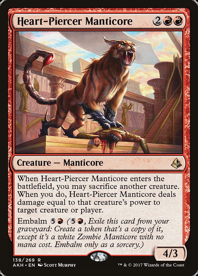 Heart-Piercer Manticore [Amonkhet] | D20 Games