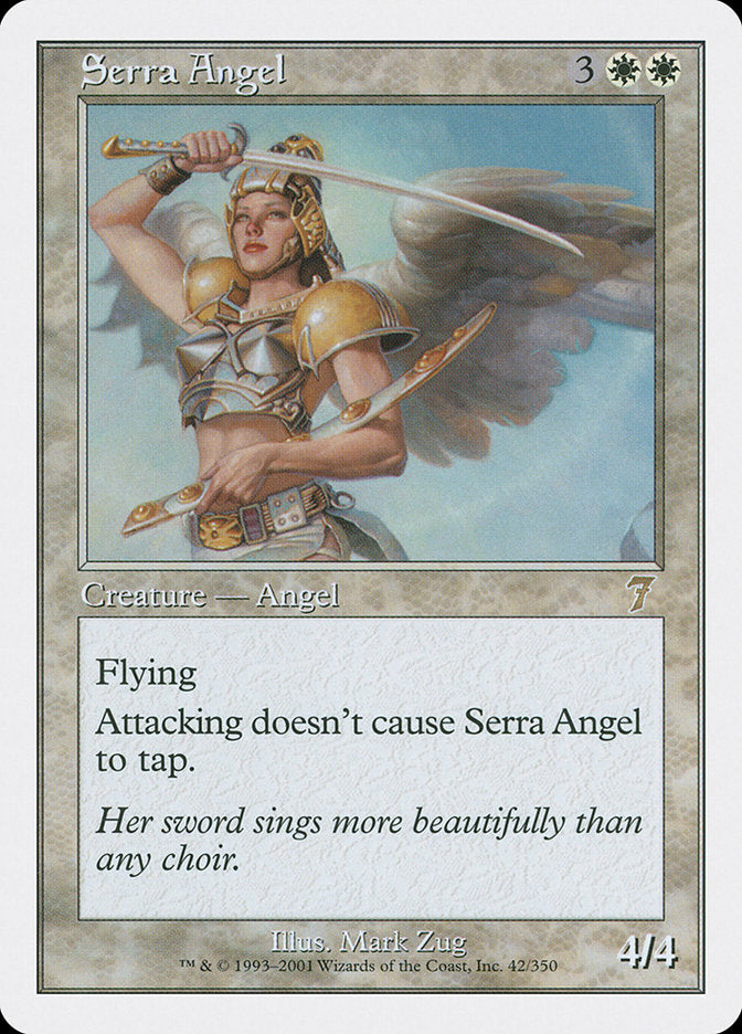 Serra Angel [Seventh Edition] | D20 Games