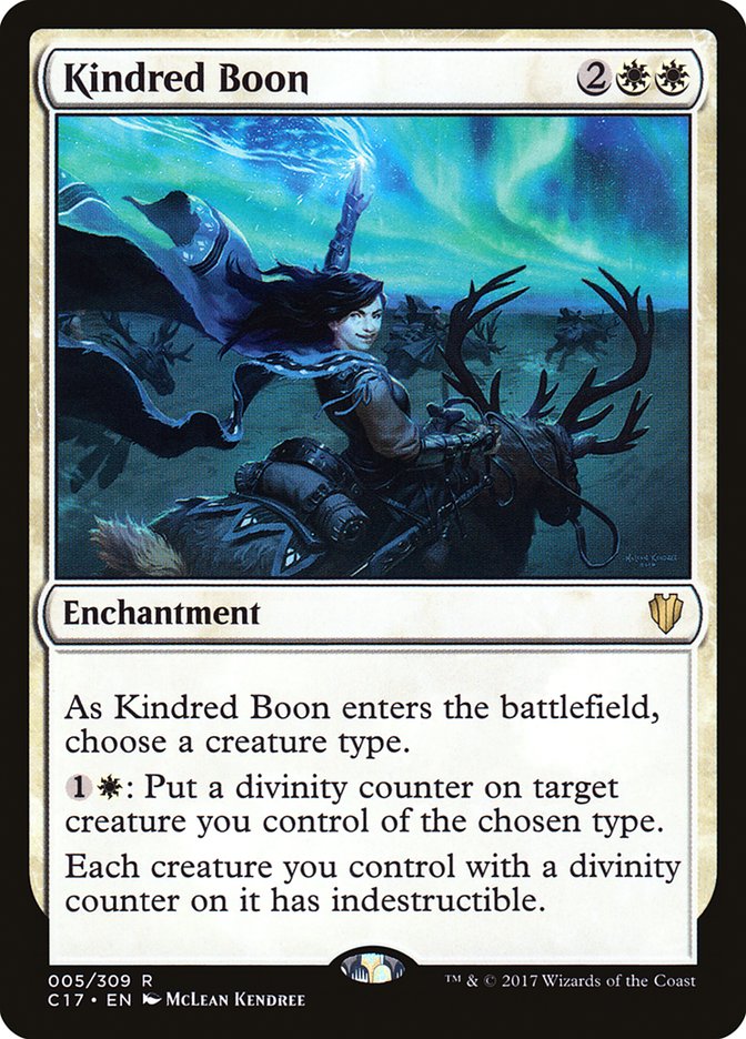 Kindred Boon [Commander 2017] | D20 Games