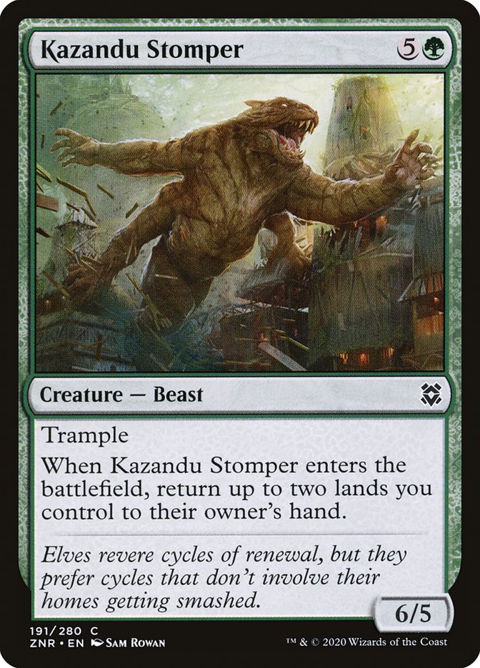 Kazandu Stomper [Zendikar Rising] | D20 Games