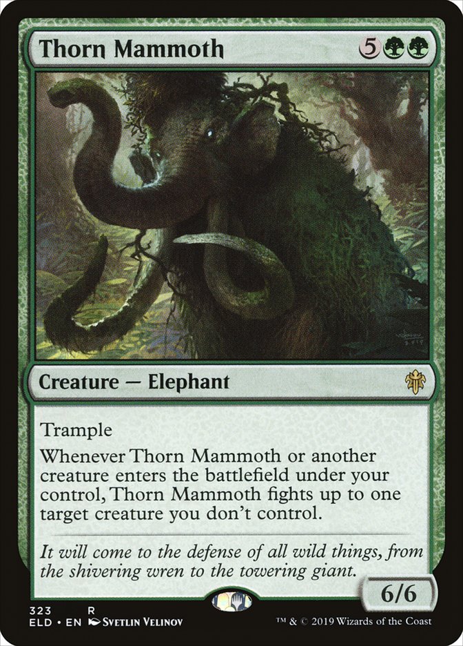 Thorn Mammoth [Throne of Eldraine] | D20 Games