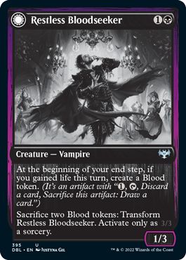 Restless Bloodseeker // Bloodsoaked Reveler [Innistrad: Double Feature] | D20 Games