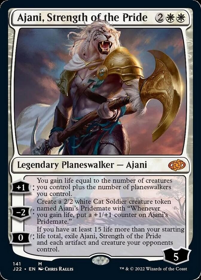 Ajani, Strength of the Pride [Jumpstart 2022] | D20 Games