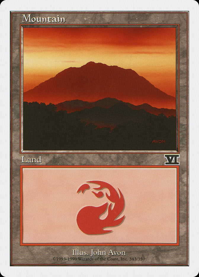 Mountain (343) [Classic Sixth Edition] | D20 Games
