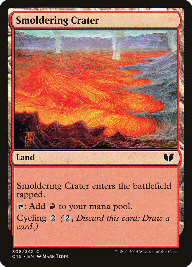 Smoldering Crater [Commander 2015] | D20 Games