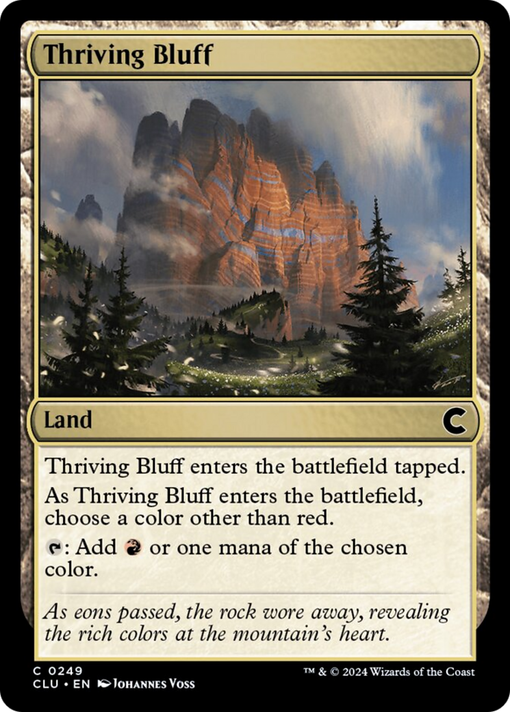 Thriving Bluff [Ravnica: Clue Edition] | D20 Games