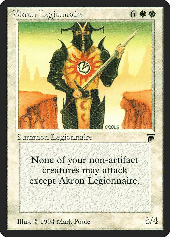 Akron Legionnaire [Legends] | D20 Games