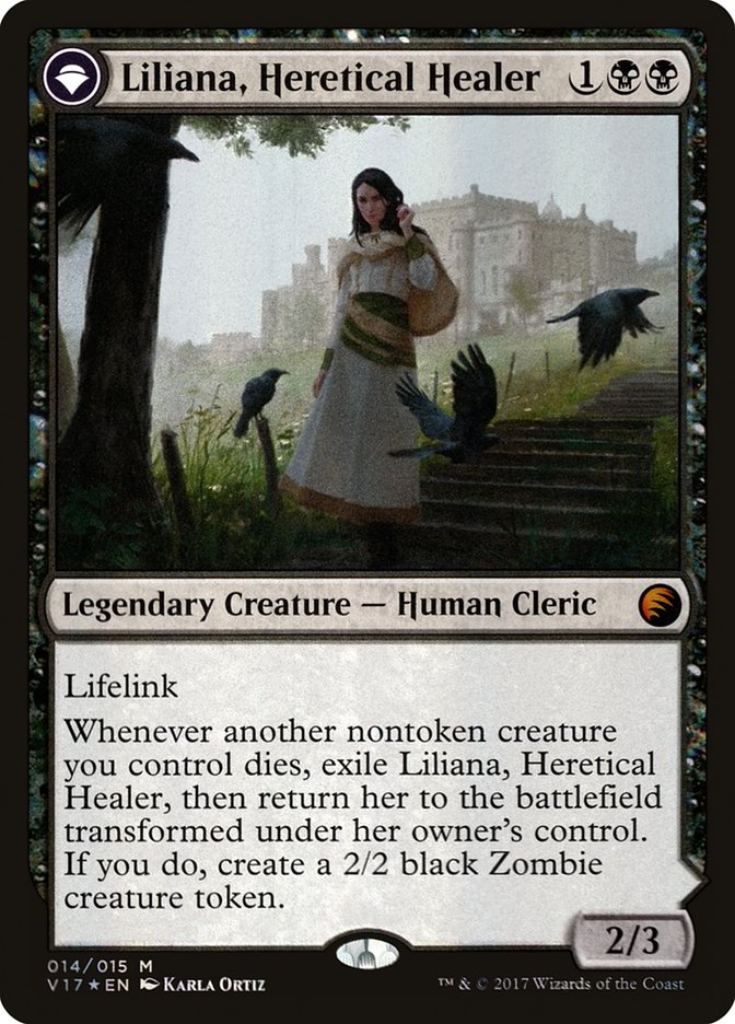 Liliana, Heretical Healer // Liliana, Defiant Necromancer [From the Vault: Transform] | D20 Games