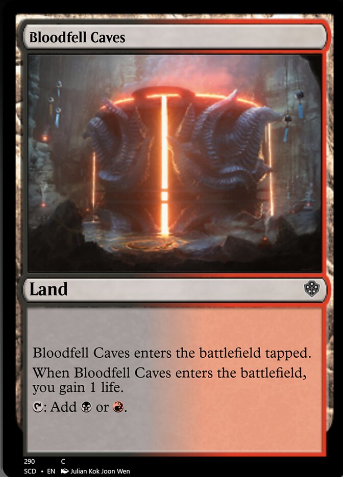 Bloodfell Caves [Starter Commander Decks] | D20 Games