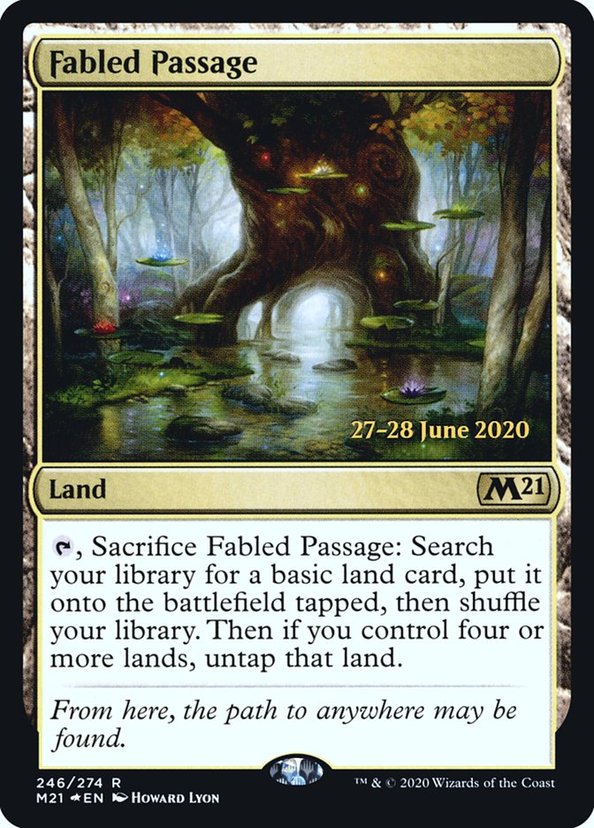 Fabled Passage  [Core Set 2021 Prerelease Promos] | D20 Games