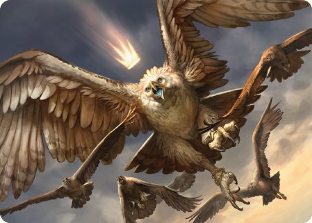 Gwaihir, Greatest of the Eagles Art Card [The Lord of the Rings: Tales of Middle-earth Art Series] | D20 Games