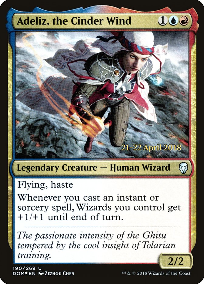 Adeliz, the Cinder Wind  [Dominaria Prerelease Promos] | D20 Games